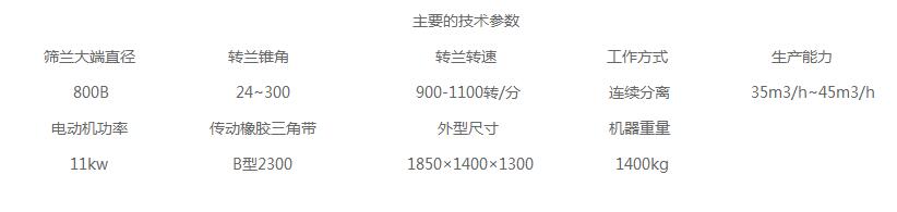 立式离心筛浆渣分离机